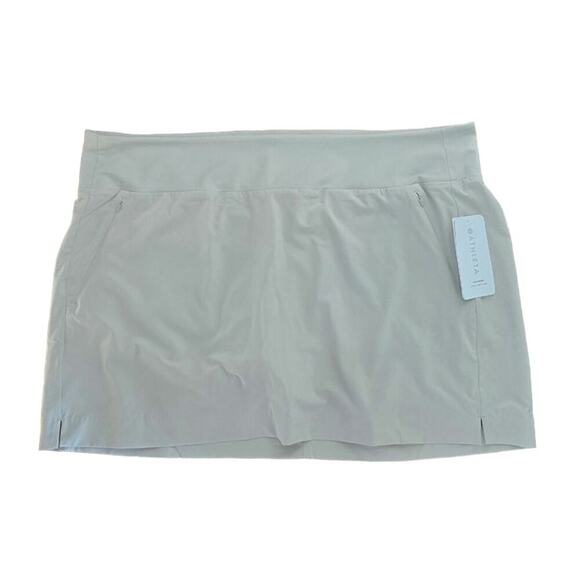 NWT Athleta Soho Skort Jupe Short mini Bone Beige Plus Size 24 active - Picture 1 of 10